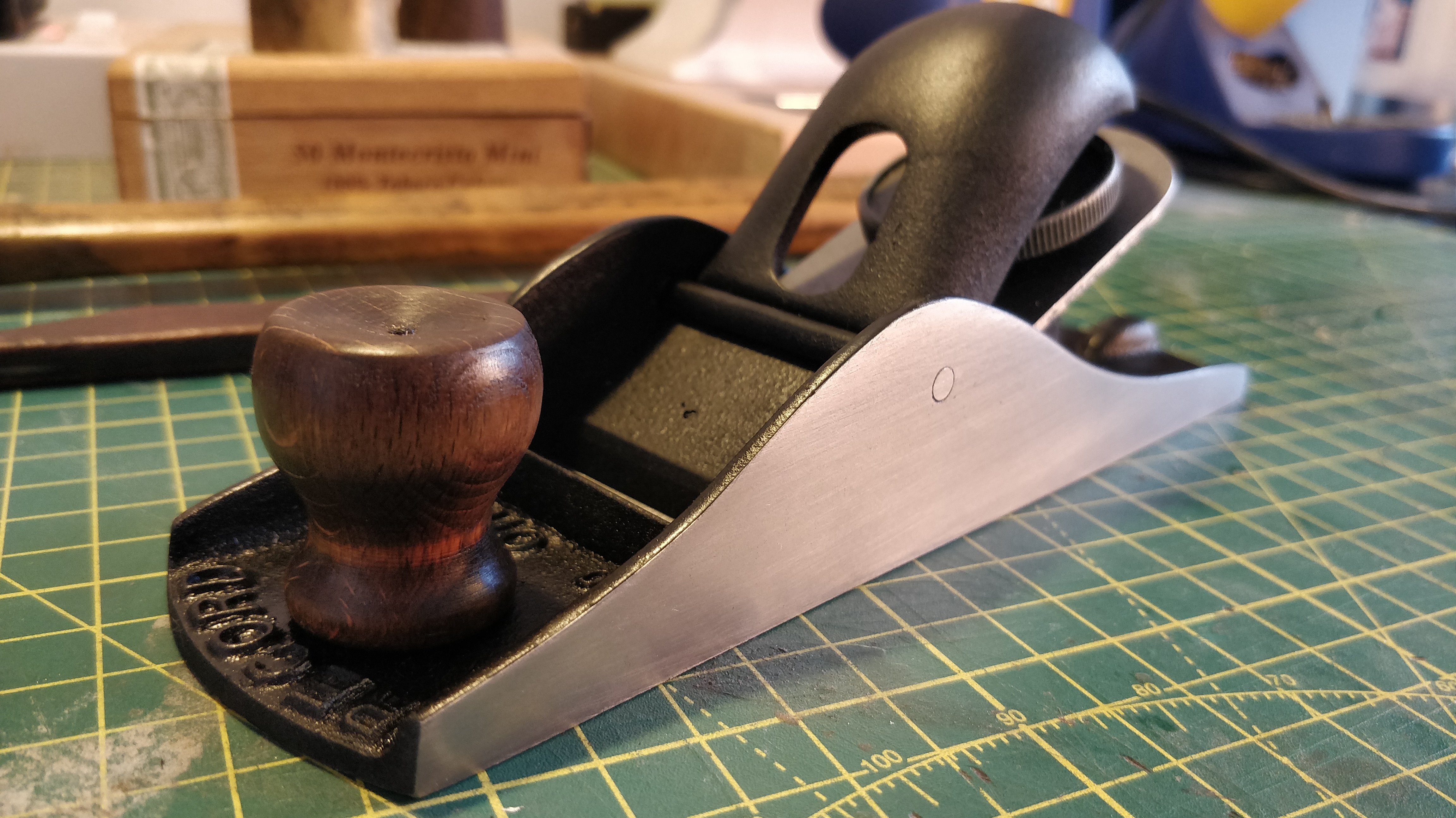 a photo of a small hand plane